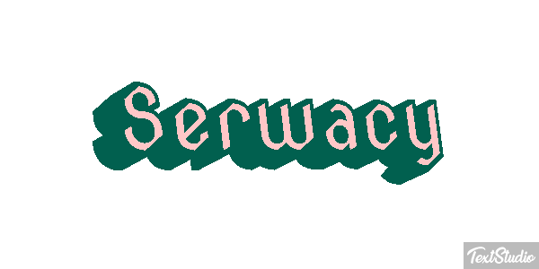 Serwacy Efekt tekstowy