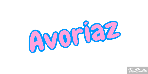 Avoriaz Effetto testo