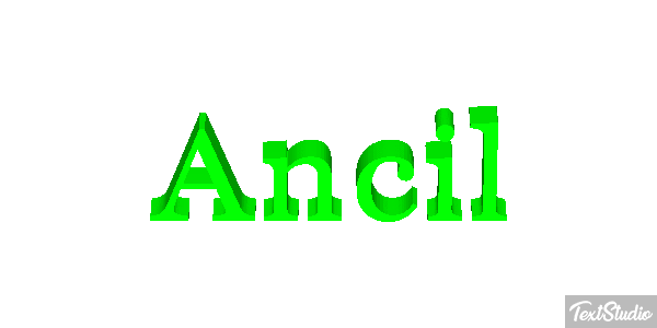 Ancil Text effect