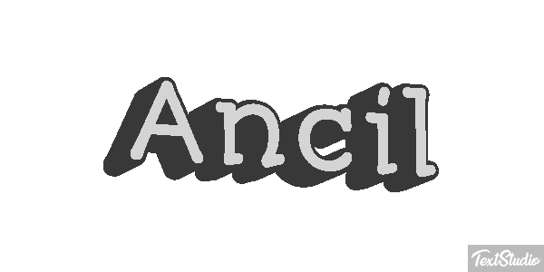 Ancil Text effect