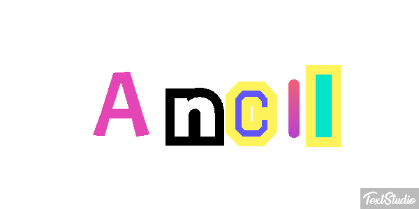 Ancil Text effect