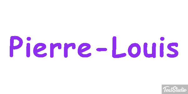 Pierre-Louis Effet de texte