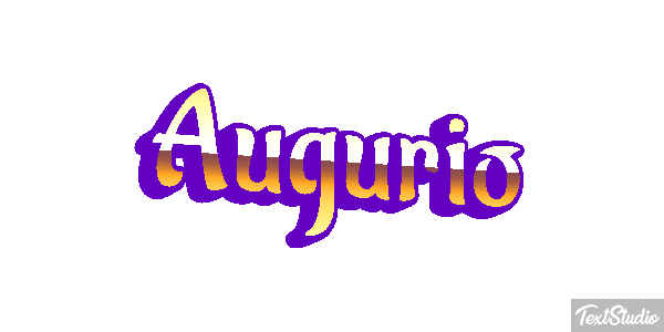 Augurio Efecto de texto