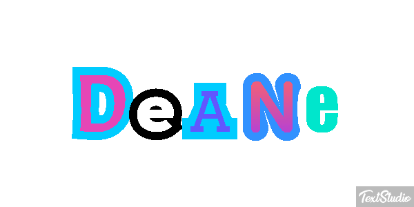 Deane Text effect