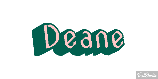 Deane Text effect