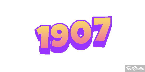 1907 Текстовый эффект