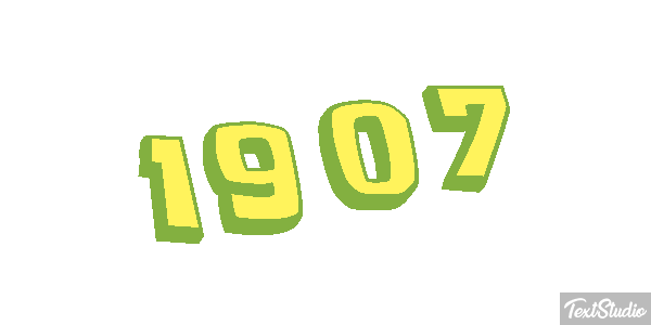 1907 Текстовый эффект