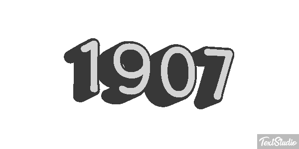 1907 Текстовый эффект