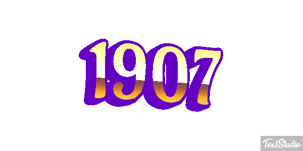 1907 Текстовый эффект