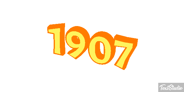 1907 Текстовый эффект