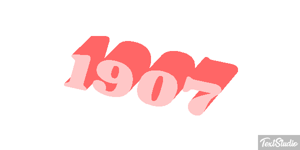 1907 Текстовый эффект