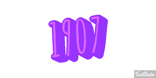 1907 Текстовый эффект