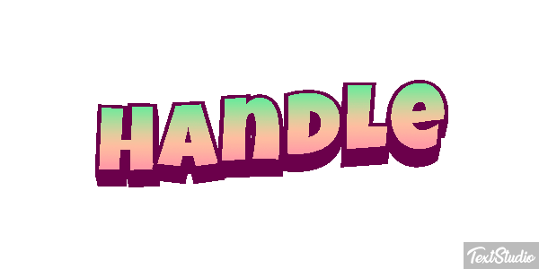 Handle Текстовый эффект