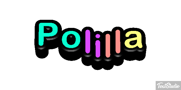 Polilla Efecto de texto