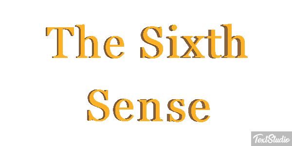 The Sixth Sense Текстовый эффект