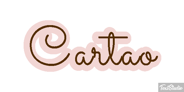 Cartão Efeito do texto