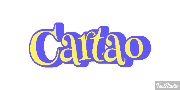 Cartão Efeito do texto