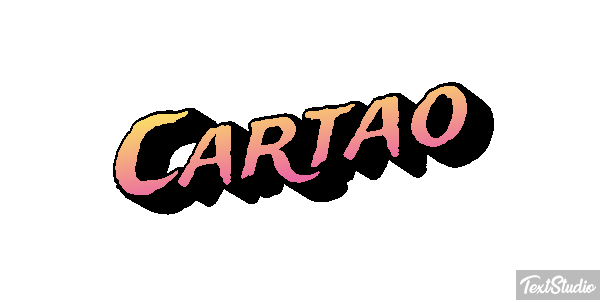 Cartão Efeito do texto