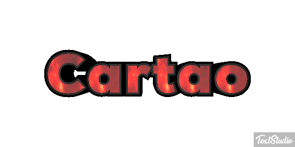 Cartão Efeito do texto