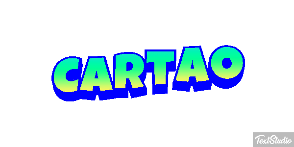 Cartão Efeito do texto
