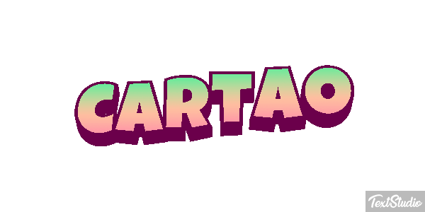 Cartão Efeito do texto