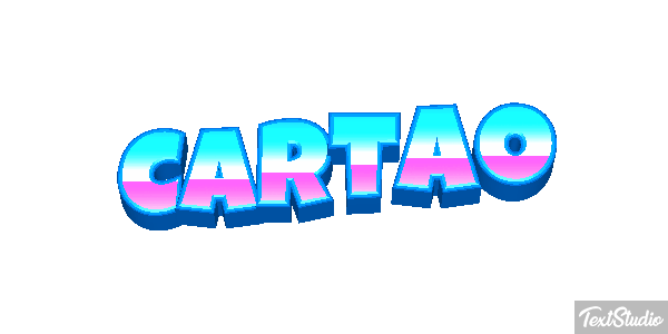 Cartão Efeito do texto