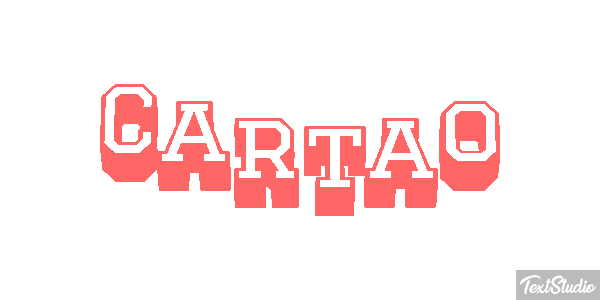 Cartão Efeito do texto