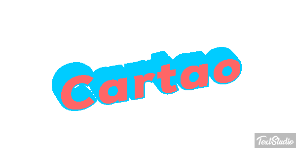 Cartão Efeito do texto
