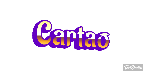 Cartão Efeito do texto