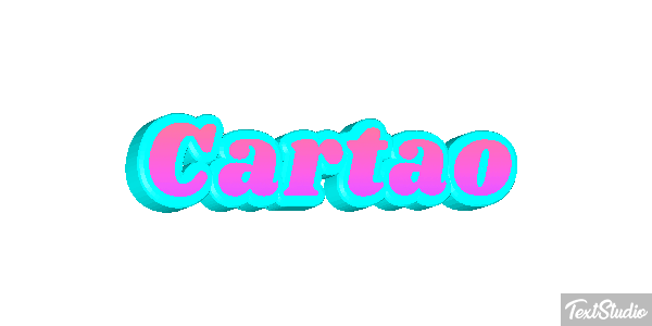 Cartão Efeito do texto