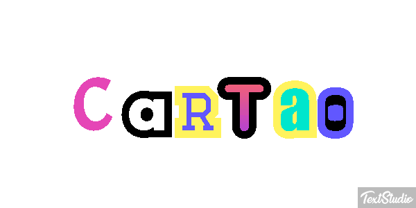 Cartão Efeito do texto