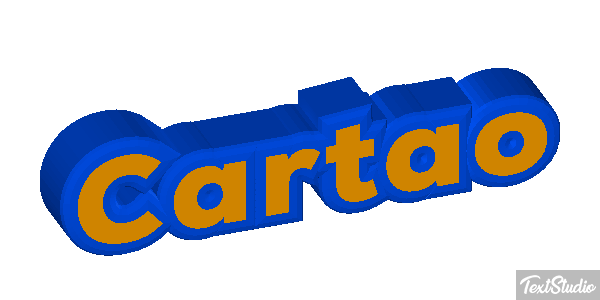 Cartão Efeito do texto