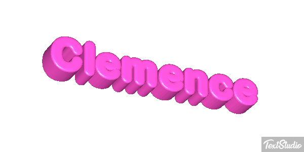 Clémence Text effect