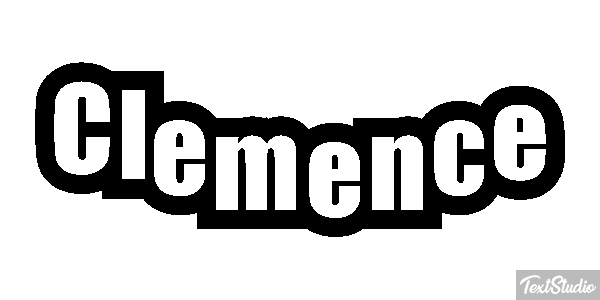 Clémence Text effect