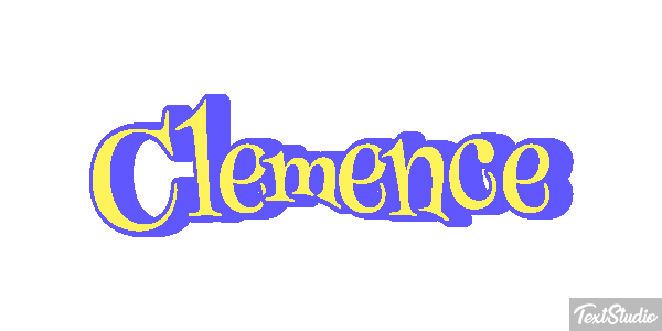 Clémence Text effect