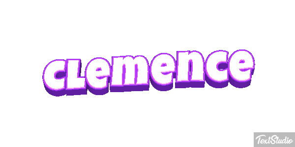 Clémence Text effect