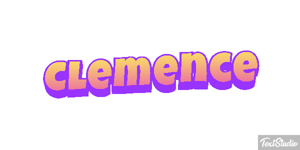 Clémence Text effect