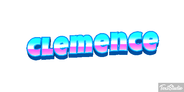 Clémence Text effect