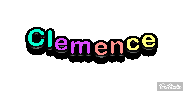 Clémence Text effect