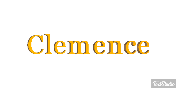 Clémence Text effect