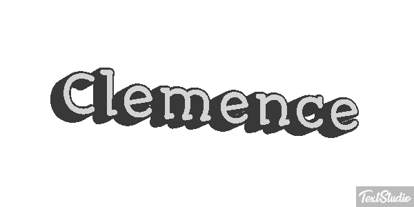 Clémence Text effect