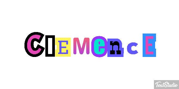 Clémence Text effect