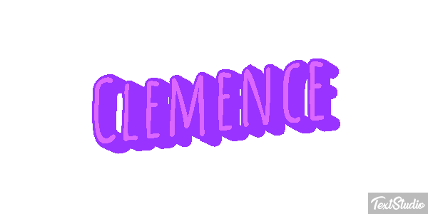 Clémence Text effect
