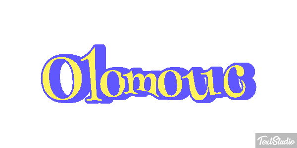 Olomouc Efeito do texto