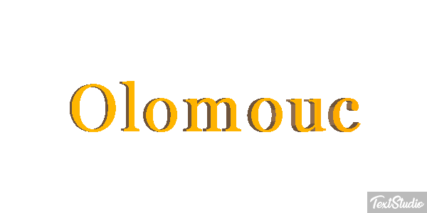 Olomouc Efeito do texto