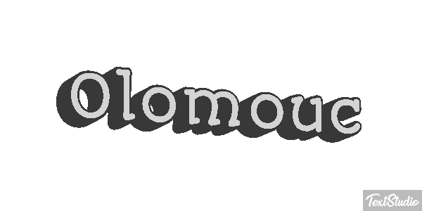 Olomouc Efeito do texto