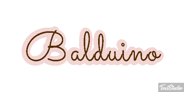 Balduino Efecto de texto