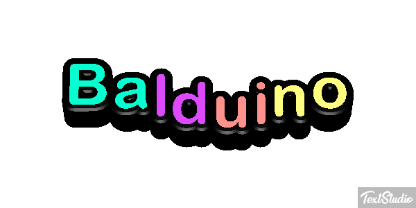 Balduino Efecto de texto