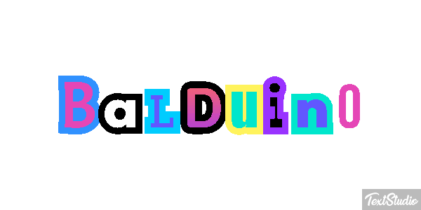 Balduino Efecto de texto