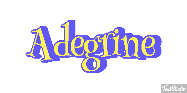 Adegrine Текстовый эффект